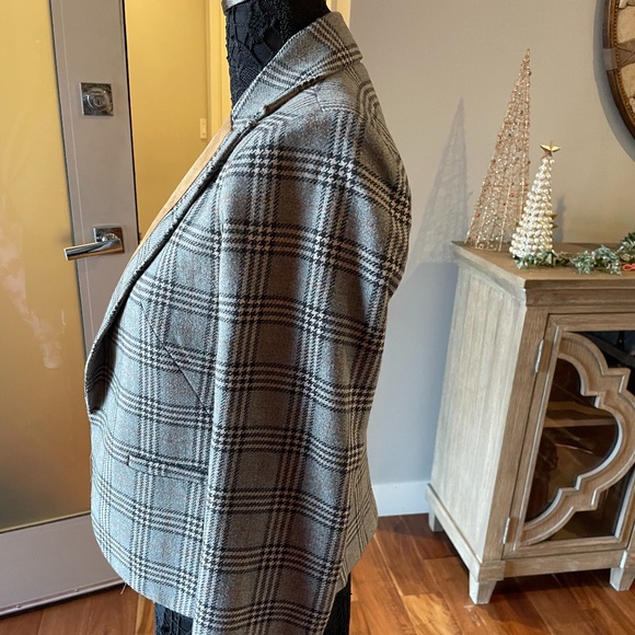 Willow & Clay Plaid Wool Blend Blazer - Picture 2 of 4